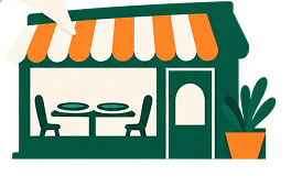 Un ristorante pronto ad accoglierti